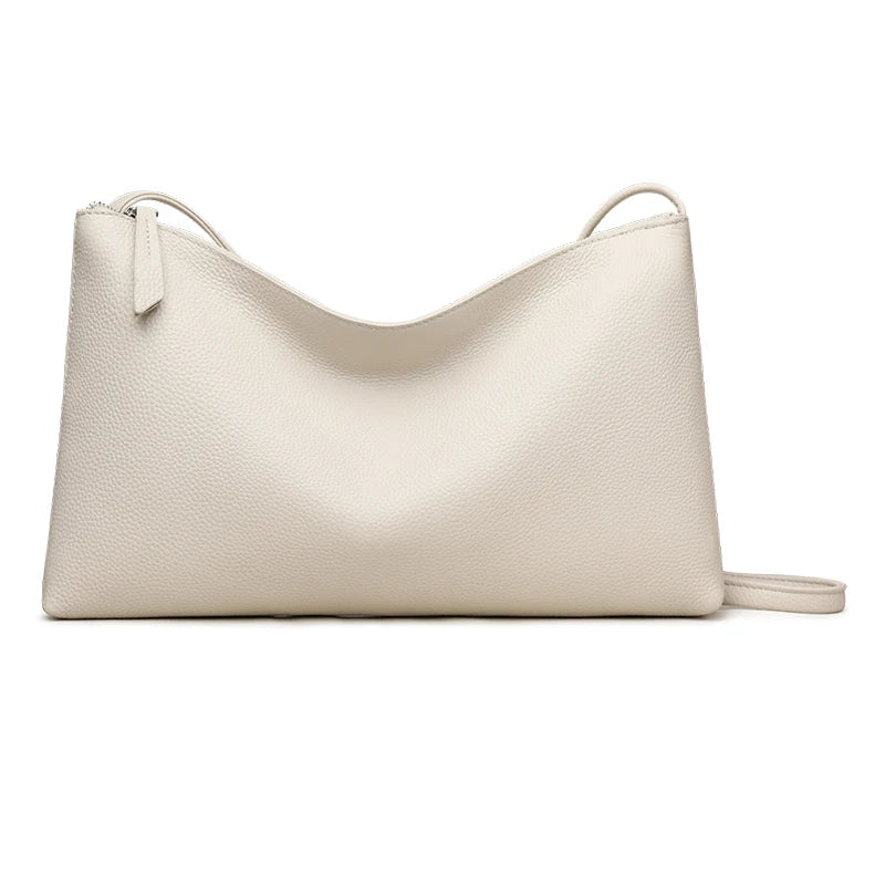 100% Genuine Leather Shoulder Crossbody Bag For Women Sac 2025 High Quality Cow Leather Ladies Handbag Luxury Female Tote Bags
