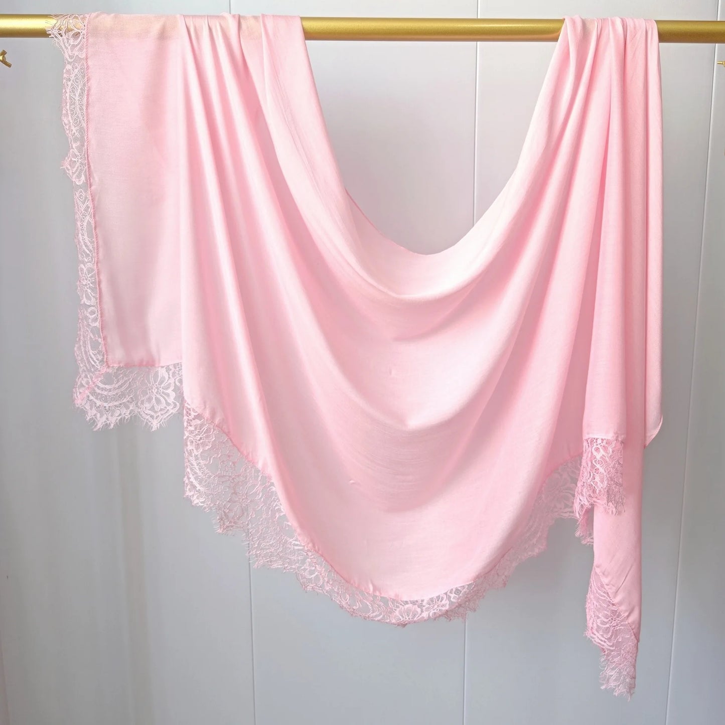 2026 New Rayon Cotton Modal Hijab Scarf Lace Splicing Turban Breathable Women Shawl Cotton Plain Scarf Headscarf Women Hijabs