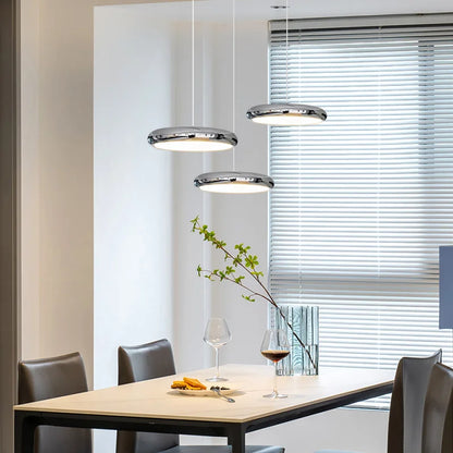 Modern simple LED pendant lights restaurant luxury island bar bedroom chandelier full spectrum dimmable indoor ceiling lamp