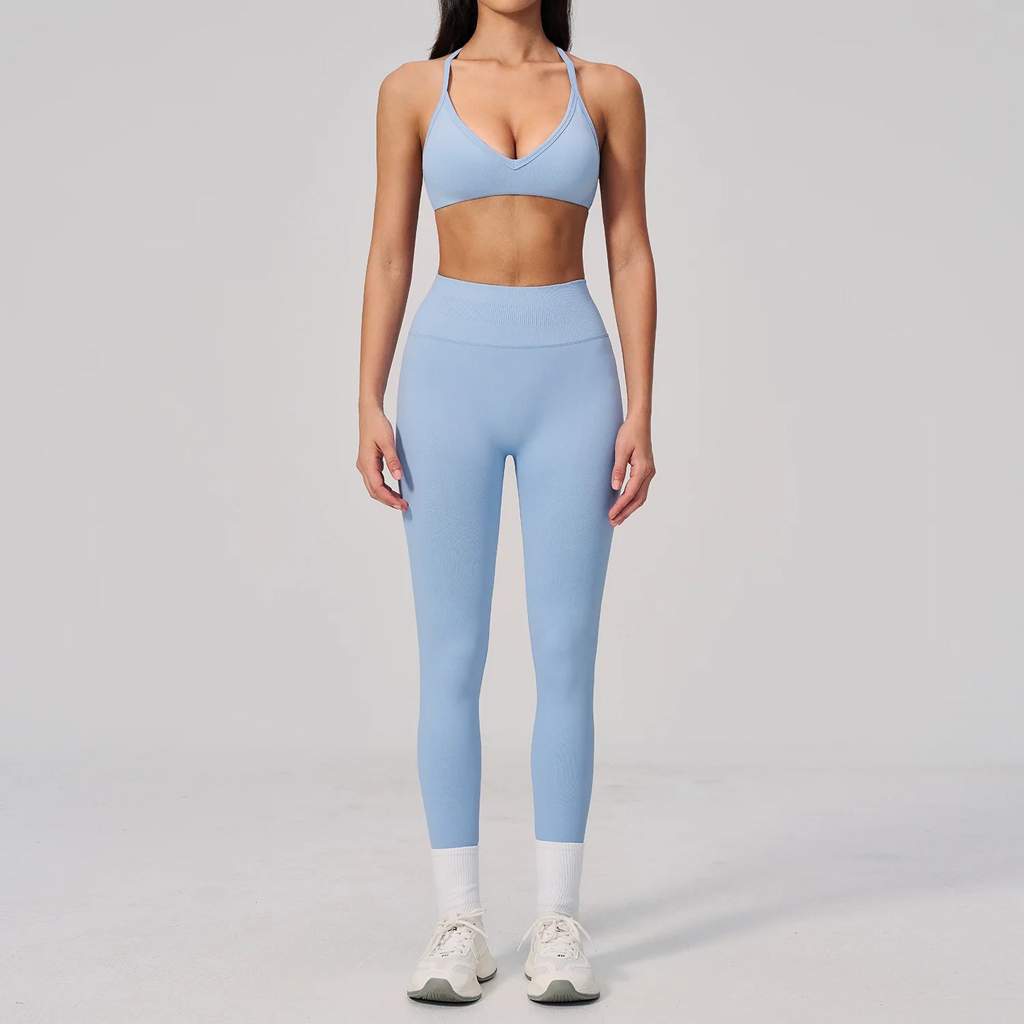 Fitness Suit 2PCS Women's Tracksuit Yoga Set Sports Outfits Gym Clothes Running Push Up Sportswear Female Workout Yoga Clothes