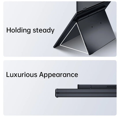 15.6" Folding Portable Monitor Dual Touch Screen 1080p 300nits VESA 75mm Freely Adjust Display Extender for Laptop PC With Bag
