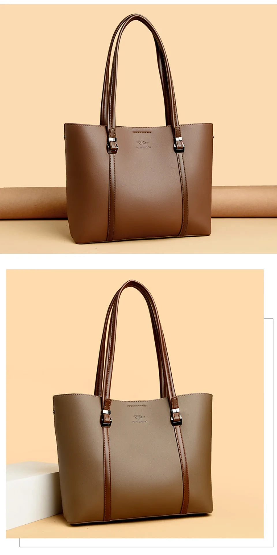 Large Capacity Shopping Bag for Daily Commuting Hand Bags Luxury Shoulder Bags High Quality Pu Leather Hnadbags Caual Tote Sac