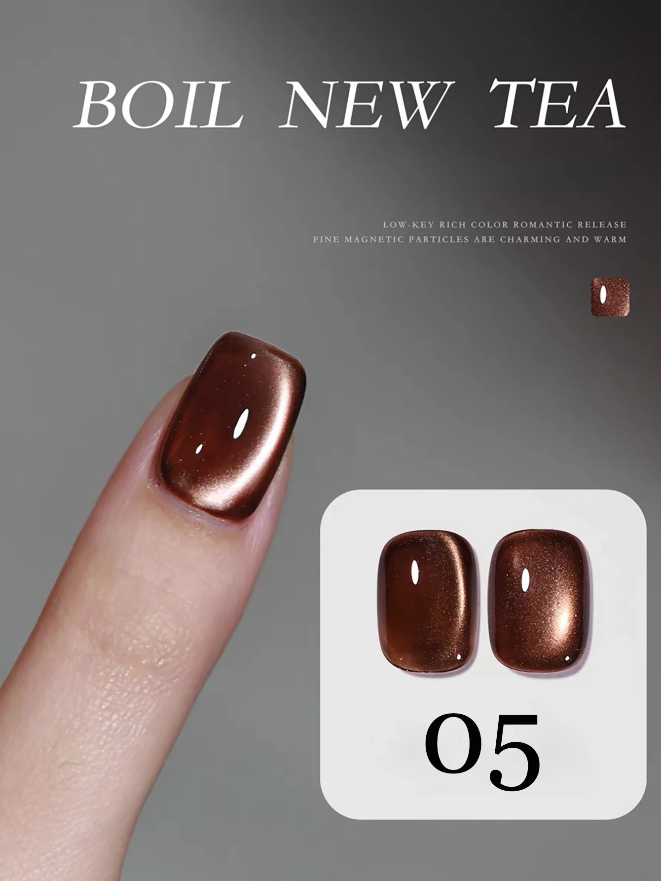 1-24pcs WS Romantic Purple Cat Eye Gel Nail Polish New Style Super Flash Versatile Whitening Purple Glass Bead Cat Nail Salon