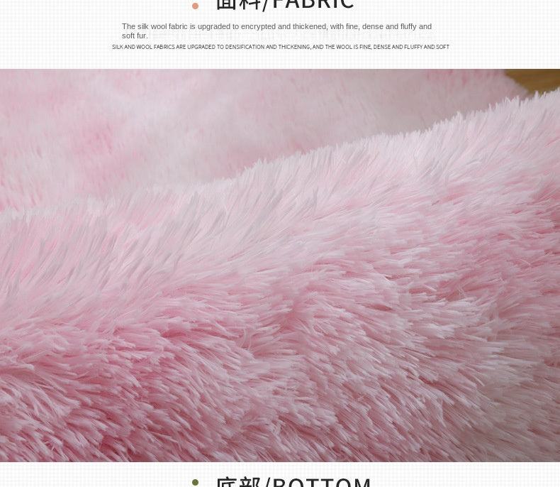 Super Soft Plush Round Rug Mat Fluffy White Carpets For Living Room Home Decor Bedroom Kid Room Decoration Salon Thick Pile Rug