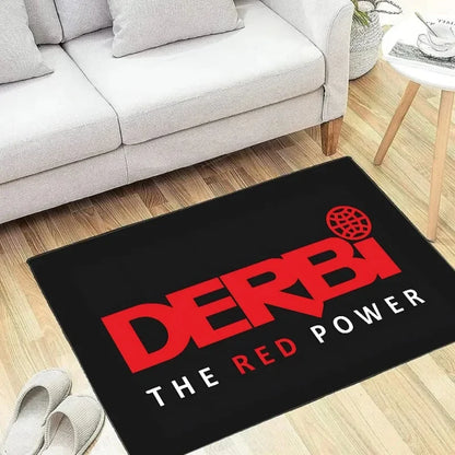 DERBIS Motorcycle Floor Mats Carpet Bedroom Decor Bedside Soft Carpets Home Living Room Anti-slip Rugs Lounge Area Rug Doormat