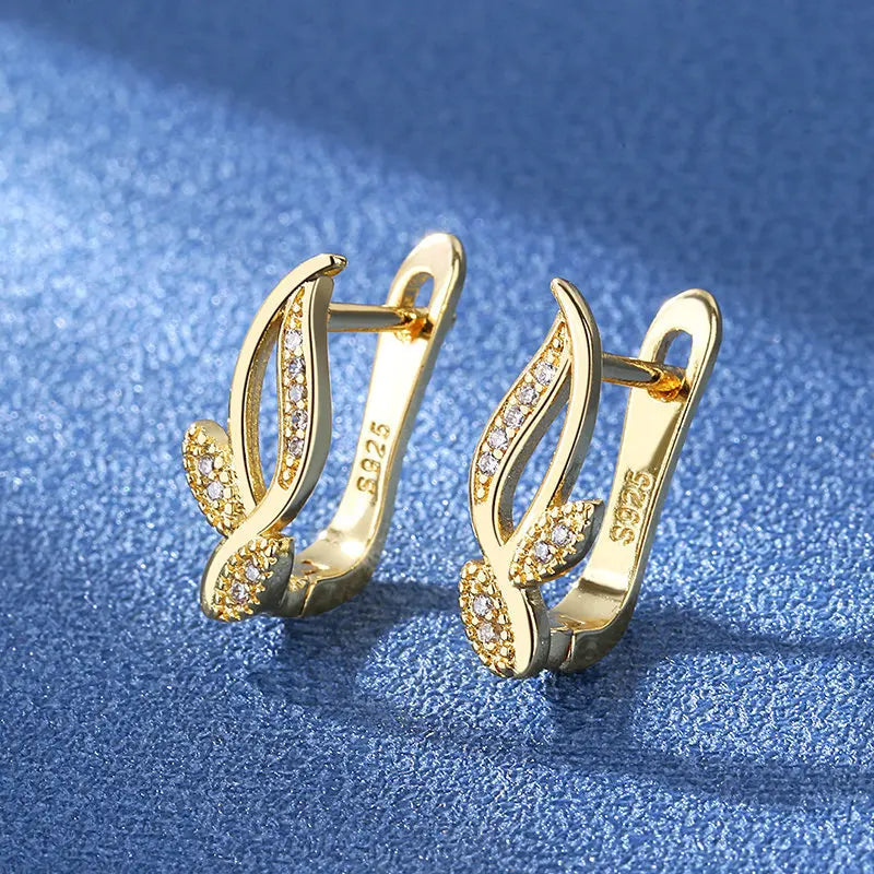 925 Silver Needle Princess Crystal Square Zircon Drop Earrings for Women Trendy Simplicity Jewelry Girl Sweet Gifts New