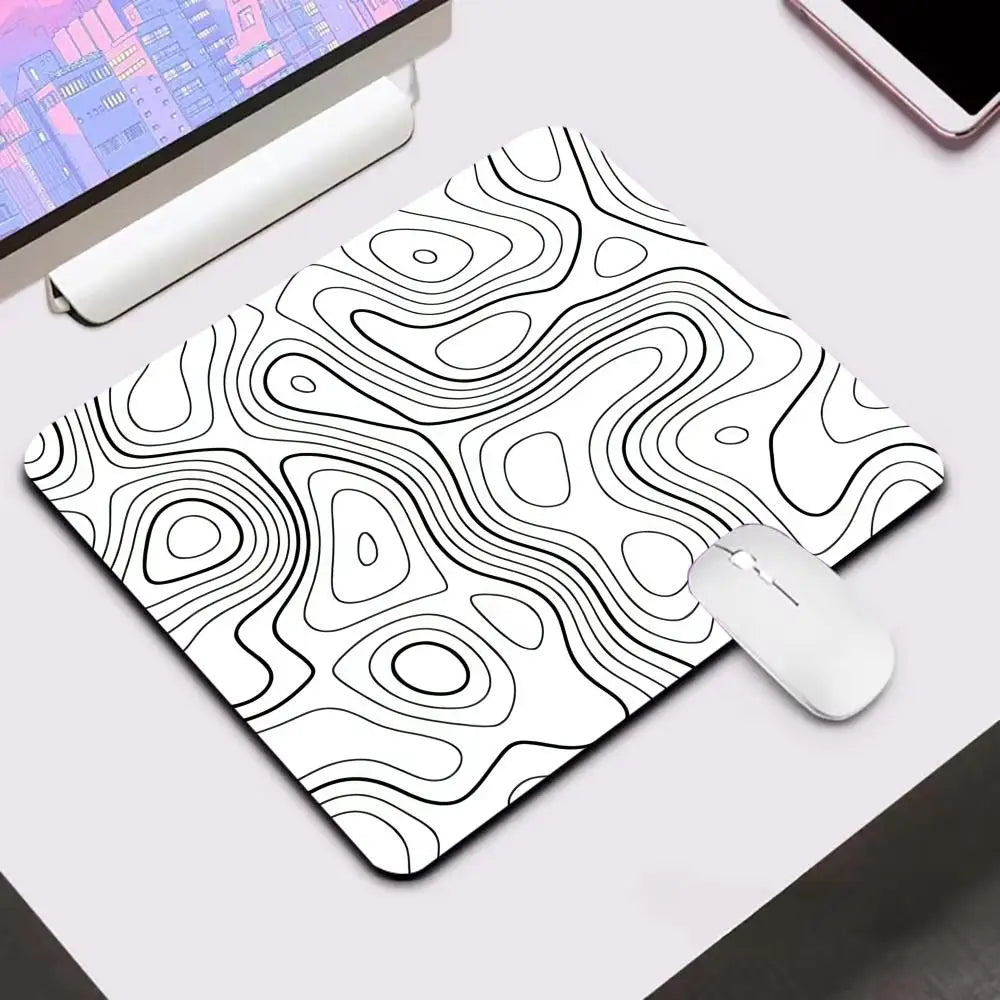 Fluid Mouse Pad 22X18 40X45 Square Computer Accessories Office Game Table Mats Rubber Anti-slip Mousepads Small Decor Desk Pads