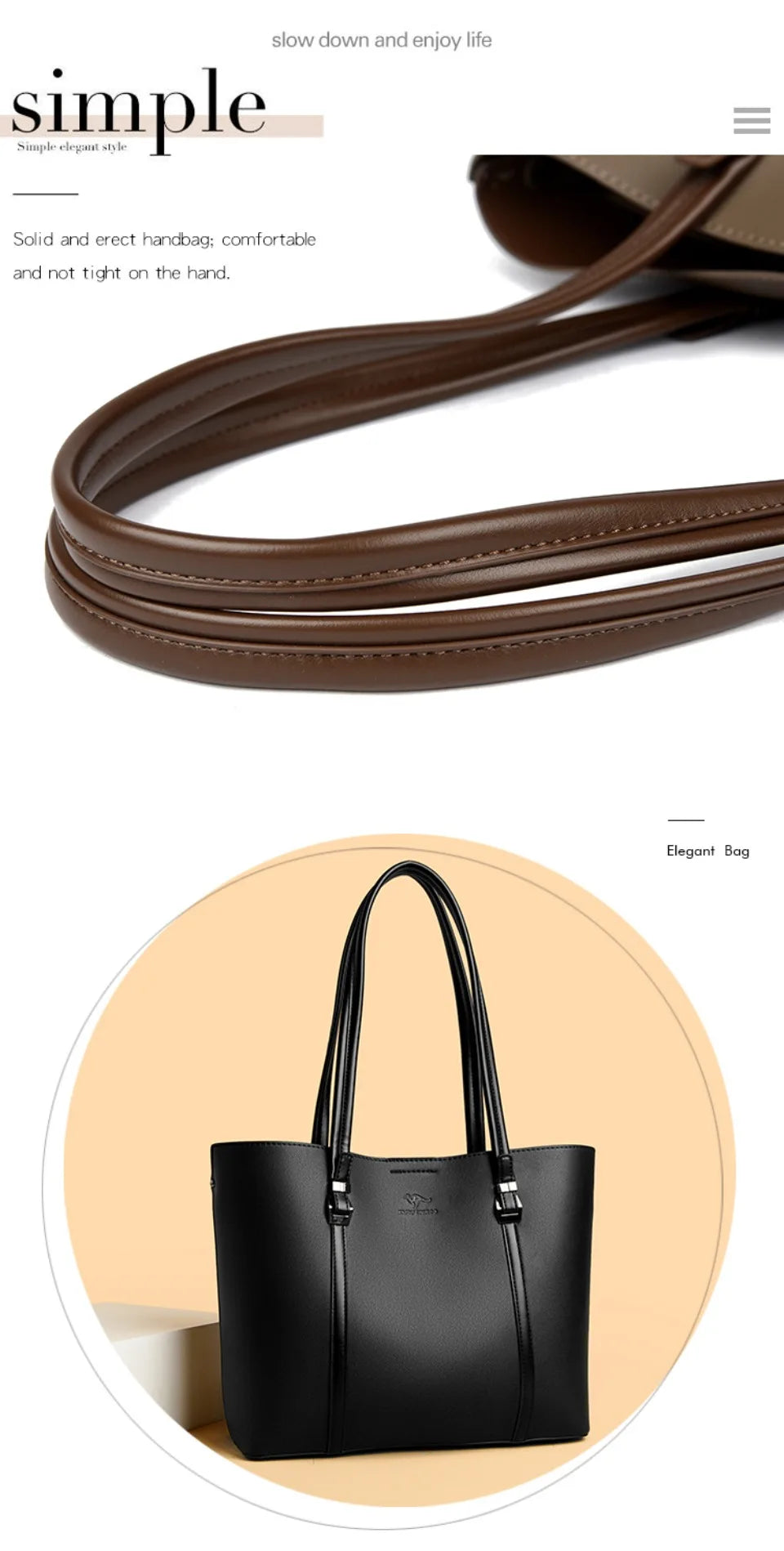 Large Capacity Shopping Bag for Daily Commuting Hand Bags Luxury Shoulder Bags High Quality Pu Leather Hnadbags Caual Tote Sac