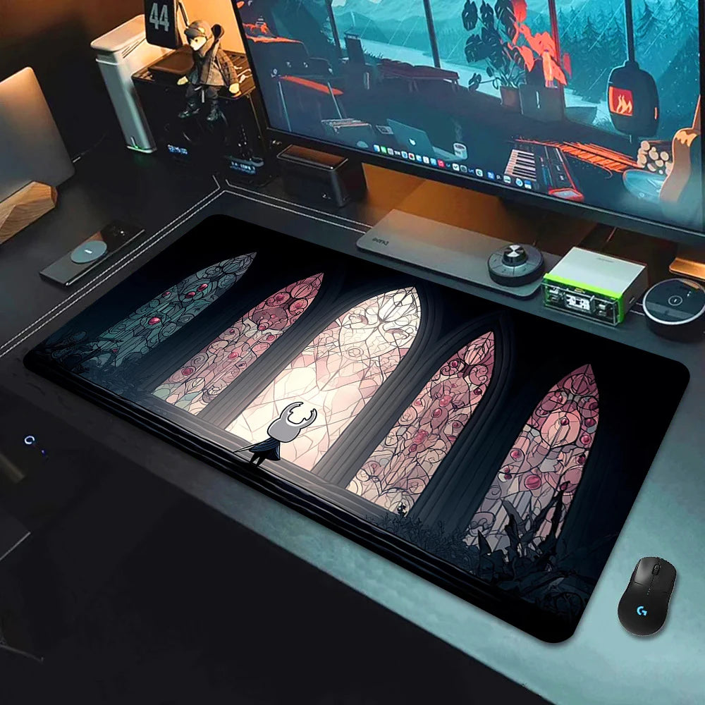 XXL New Game Wallpaper Hollow Knight Mousepad Laptops Keyboard Pad Mouse Pad Carpet Computer Accessories Non-slip Cool Desk Mats