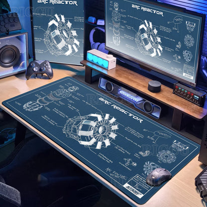 Lager I-Iron Man Mouse Pad Anime Hero Gamer Cabinet PC Gaming Non-slip Carpet Accessories Office Home Keyboard Computer Desk Mat