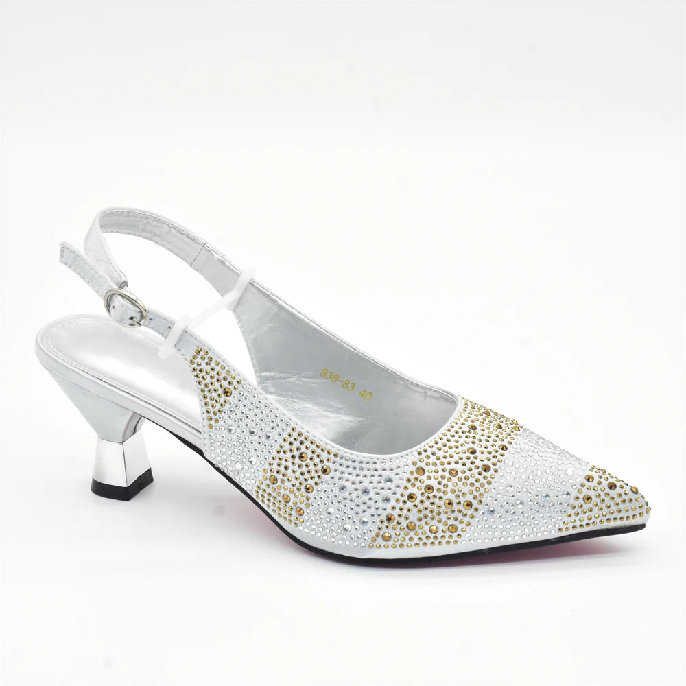 Designer Shoe and Bag Sets From Italy Original Italian Shoes and Bag Set for Women Wedding Shoes for Women Bride Party Pumps