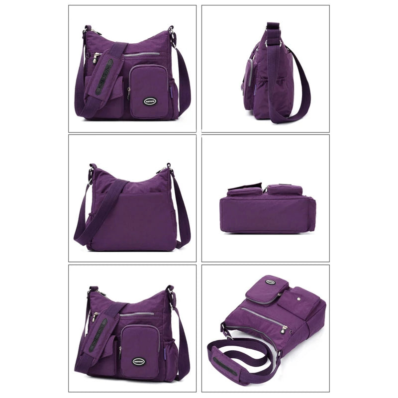 Luxury Handbags Women Bags Designer Waterproof Nylon Cloth Crossbody Bags For Women 2023 Large Capacity Lady Shoulder Bag Tote