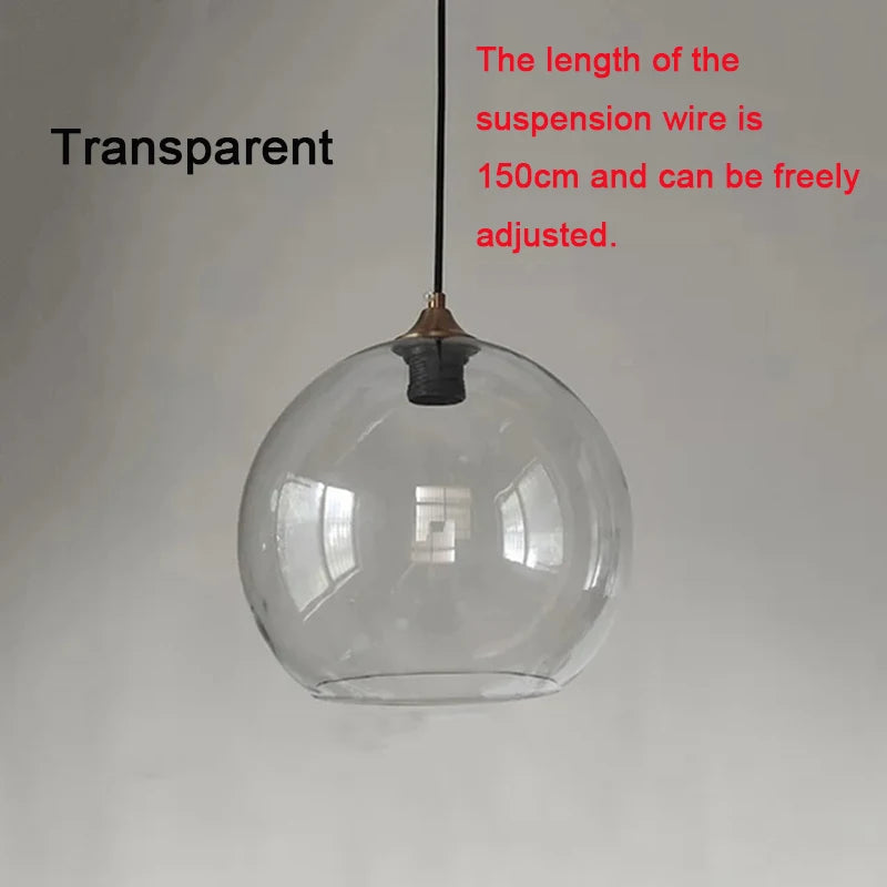 Dropshipping Glass Pendant Lights Modern Living Room Restaurant Kitchen Fixtures Pendant Lamp Home Decor Lamps Bedroom Luminaria