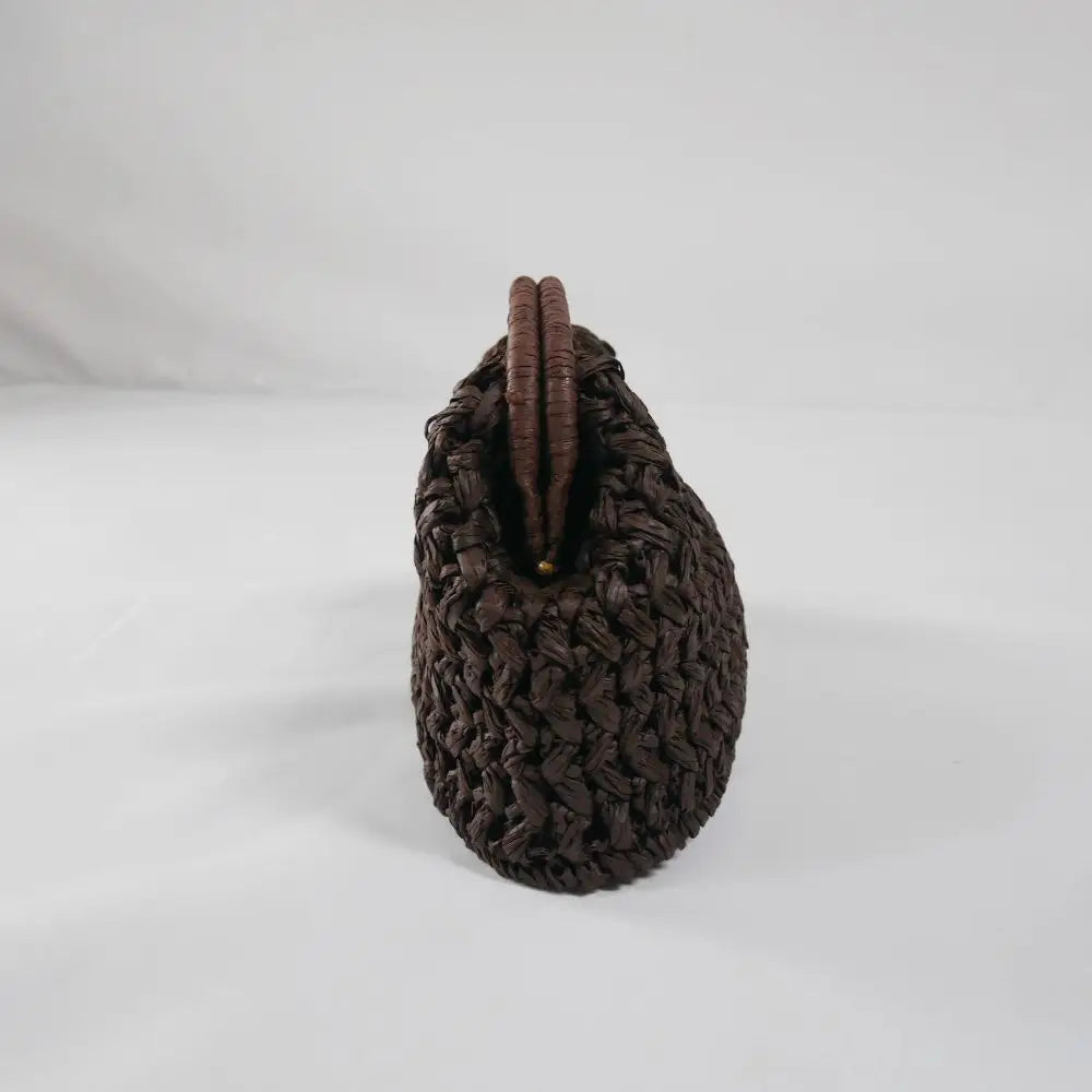 Elegant Luxury Woven Clutch Bag Large Capacity Simple Texture Women Handbag Straw Beach Bag Wallet Travel