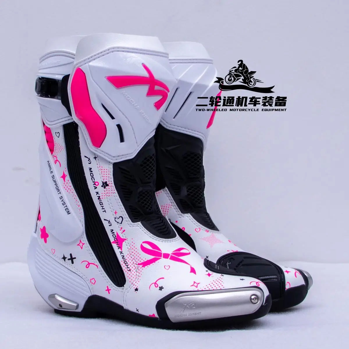 MOCHA Off-Road Riding Boots Ankle & Shin Impact Protection Non-Slip Wear-Resistant Sole for Track Enduro Competitive Riding