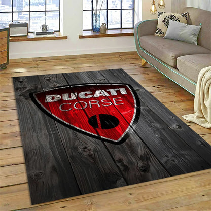 3D Racing Motorcycle Sign Carpet Rug for Living Room Bedroom Home Sofa Decoration,kids Play Non-slip Floor Mat Christmas Gift