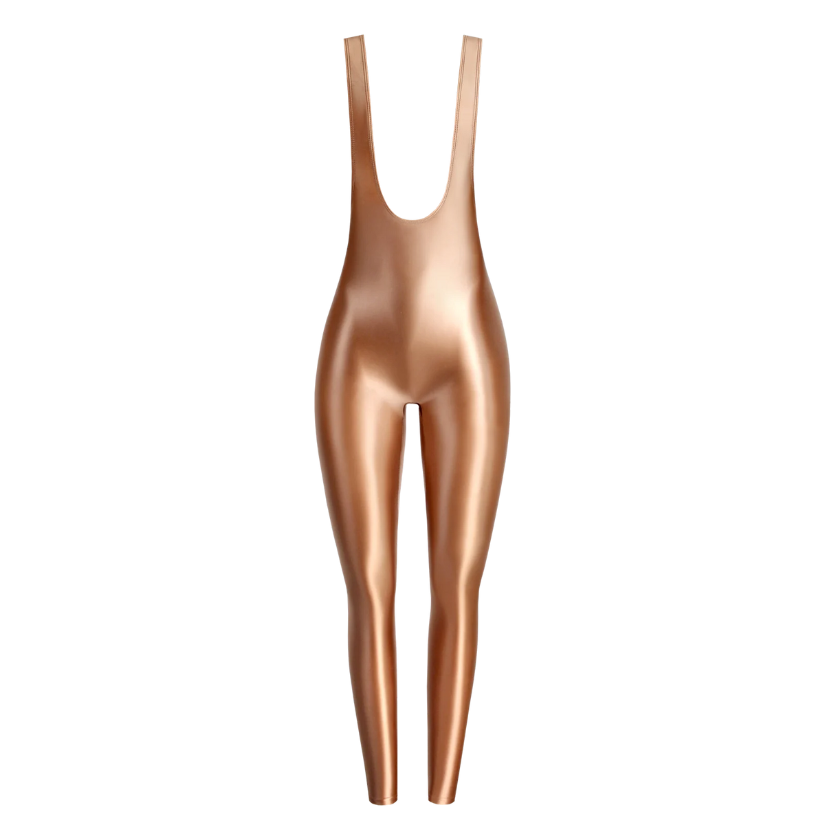 MJINM Spandex Catsuit Women Full Body Shiny Glossy Bodysuits Tight-Fitting Yoga Sport Tights Catsuit Jumpsuits Zentai