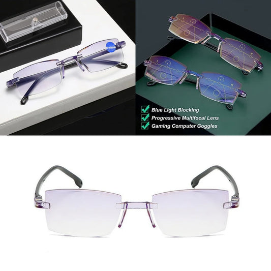 Men's Reading Glasses Smart Glasses With Automatic Adjustment Lens Dimming Glasse Women Anti-blue Light +1.0-+4.0 Reading Mirror