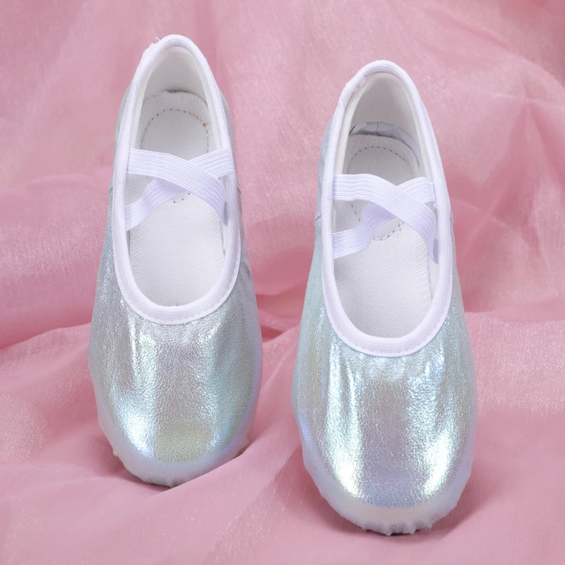 Casual Children's Ballet Shoes Pointe Dance Wear Stage Kids Shoeses Ballerina Shoes Girls Dancing Shoes Yoga Elegant