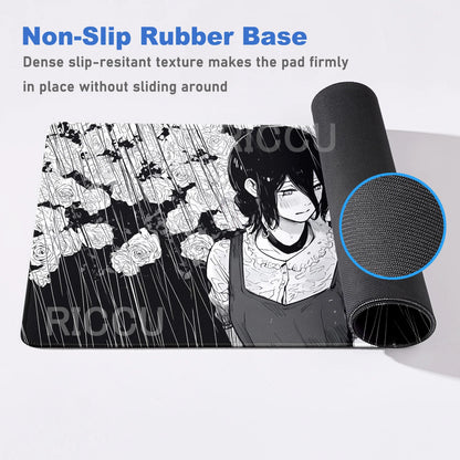 HD Chainsaw Man XXL Mouse Pad Anime reze Gamer Makima Gaming PC Accessories Mouse pads Large Keyboard Desk Mat Computer Keyboard