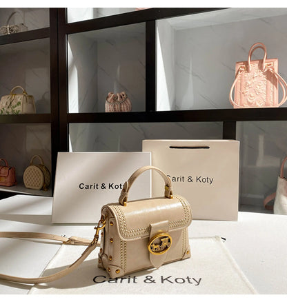 2025 Winter New in Handbags and Luxury Designer Bags for Party Popular and Delicate Square Make Up Handbag with Premium Leather