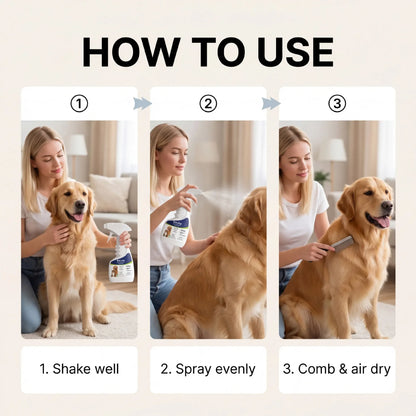 Pet Flea Tick Repellent For Dogs Cats Daily Pest Control Soothing Gentle Care External Parasite Treatment Pet Supplies