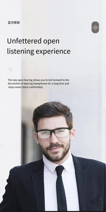 Bluetooth Smart Glasses, Directional Audio Speaker, Polarized, High Quality, Music, Speech Control, Play Phone Call,Sunglasses
