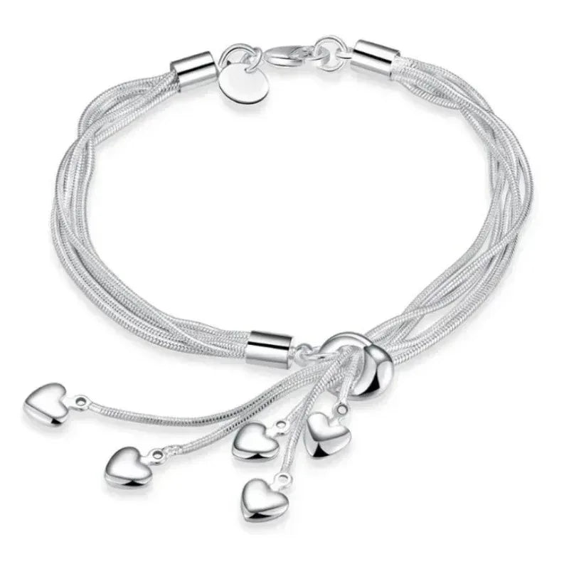 925 Sterling Silver Bracelet Woman Vintage Luxury Original Jewelry Accessories Fashion Designer Party Wedding Jewelry Gifts 2025