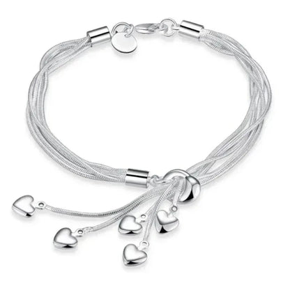 925 Sterling Silver Bracelet Woman Vintage Luxury Original Jewelry Accessories Fashion Designer Party Wedding Jewelry Gifts 2025