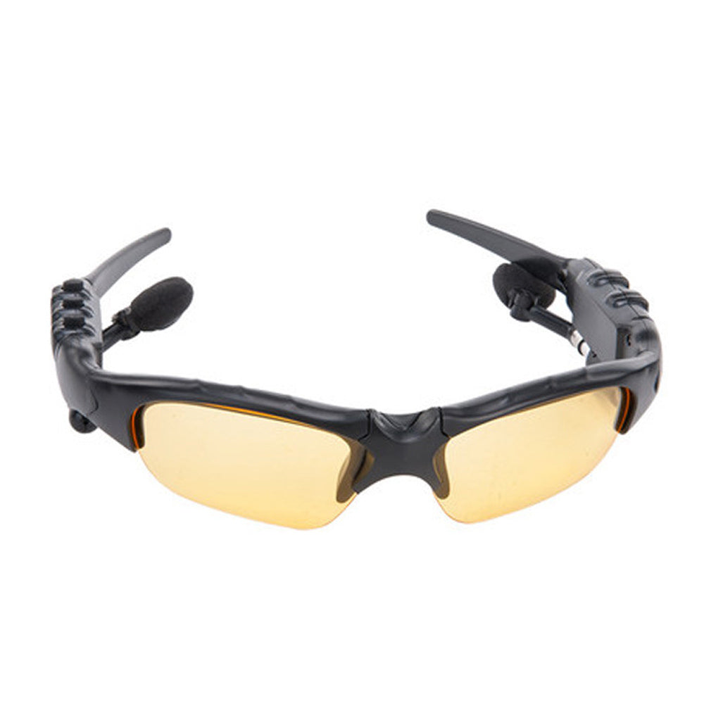 Stereo Earphones Wireless Headset with Mic Polarized Glasses Sunglasses for Driving Cycling Sports Noise Reduction Headphones