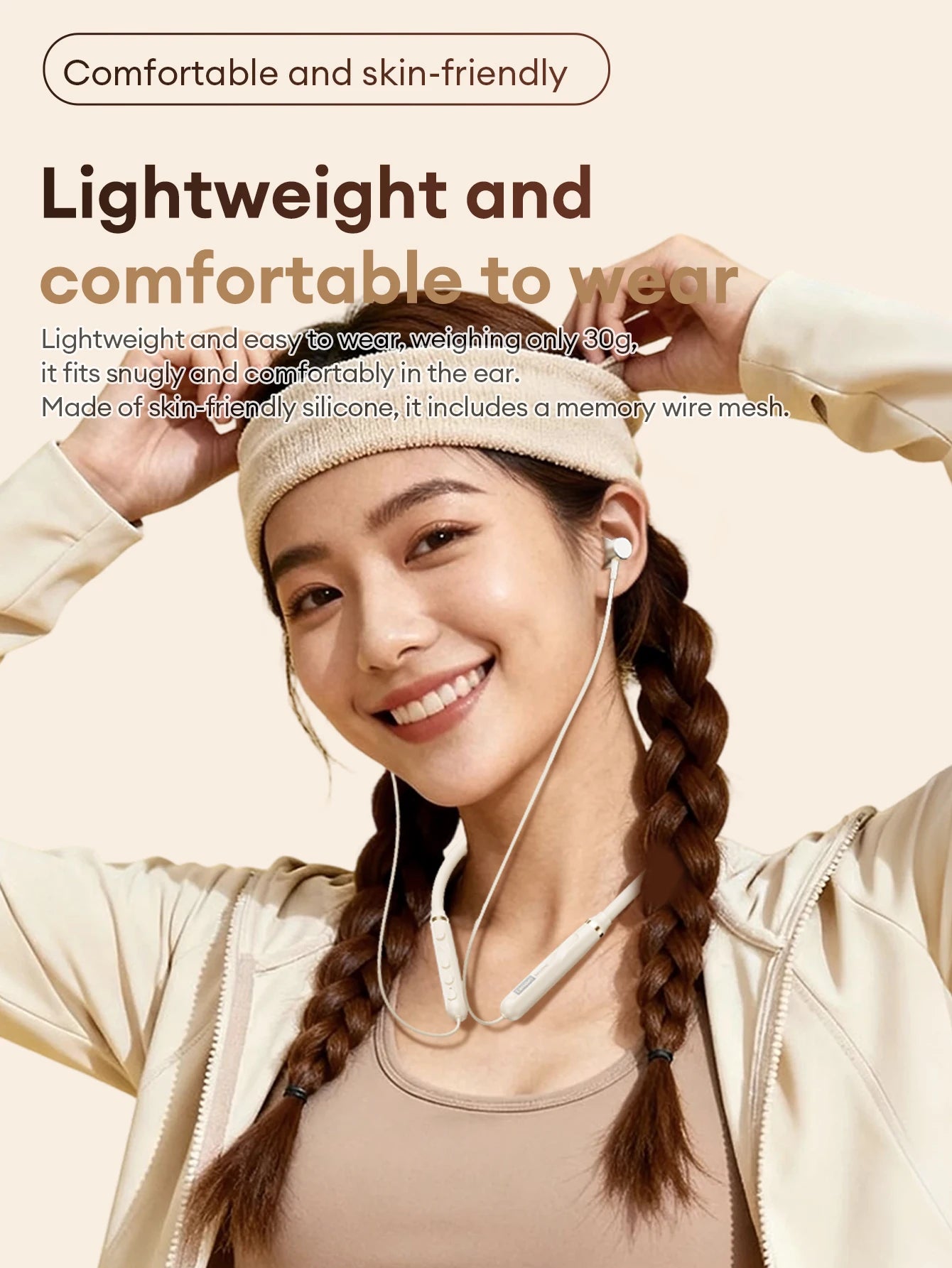 Original Lenovo Y111 Bluetooth 6.0 Headphones Neckband Magnetic Earbud Stereo Running Secure Fit Sports Gaming Wireless Headset