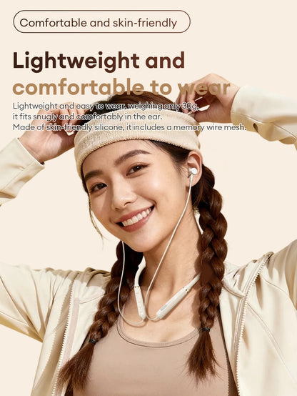 Original Lenovo Y111 Bluetooth 6.0 Headphones Neckband Magnetic Earbud Stereo Running Secure Fit Sports Gaming Wireless Headset