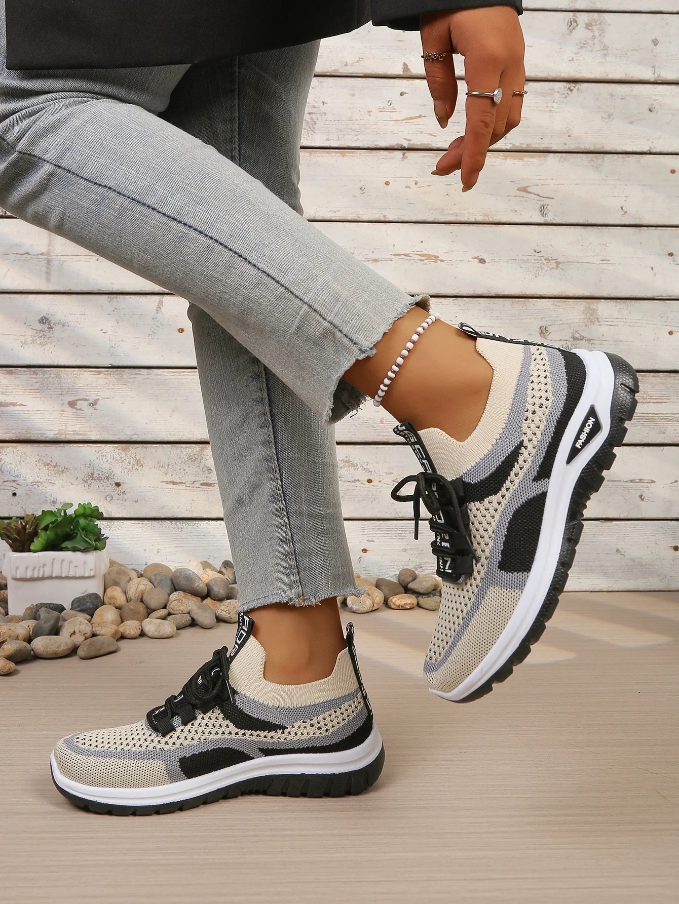 Women's Shoes Double-Color Work Shoes for Ladies, Single Shoes Casual Sneaker Shoes Woman 2026 Free Shipping Shoes