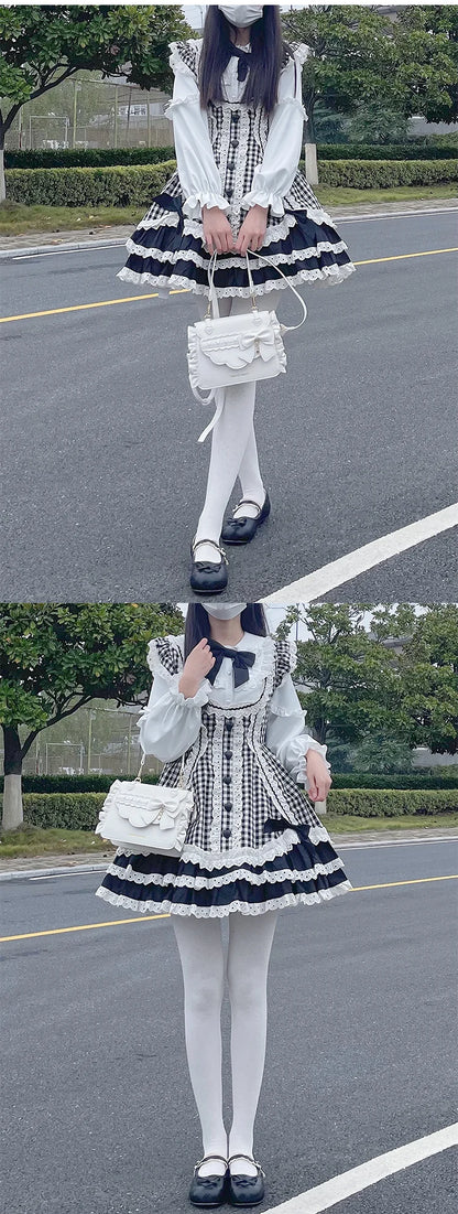 Sweet Ita Bag 2026 Elegant Lolita Bag Ladies Cute Girls Bow Crossbody Bag Popular JK Uniform Shoulder Bag Autumn Bolso Сумка