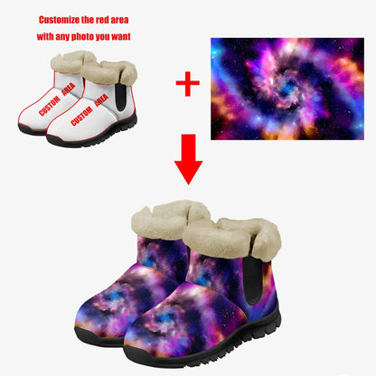 The White Stripes Snow Boots Warm Boot Mens Womens Teentager Shoes Outdoor High Quality Fanshion Casual Sneakers Custom Shoes