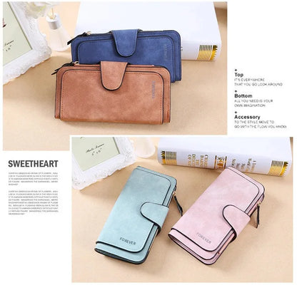 Winnie the Pooh Long Zip Wallet Multi-Card Cute Cartoon Pattern Soft Texture Wallet for Women Large Capacity Lady Clutch Bag