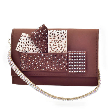 Italian Wedding Matching Shoes and Bags Decorated with Rhinestone African Shoes and Bags Matching Set Ladies Shoes Luxury