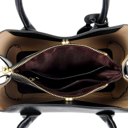 Genuine Leather Large Capacity 3 Layers Women Totes Designer Ladies Shoulder Crossbody Bags Fashion Female Handbags Sac A Main