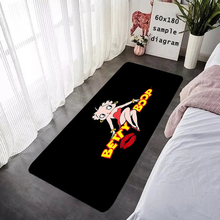 House Entrance Doormat Bettys Boops Hallway Carpet Living Room Rugs Foot Carpets Bathroom Rug Floor Mats Non-slip Home Decor