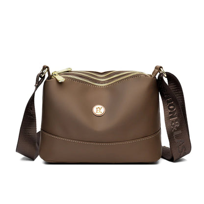High Quality Women's Waterproof Nylon Multilayer Crossbody Bag Ladies Large Capacity Handbag Purse Female Shoulder Bags 3 Layers