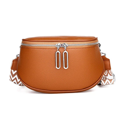 High Quality Cow Leather Women Shoulder Crossbody Bags 2023 Luxury Solid Genuine Leather Small Handbag Female Messenger Tote Sac