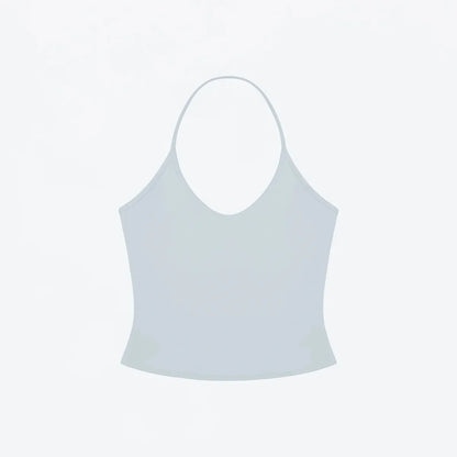 Womens Wide Shoulder Strap Tank Top Racerback Sports Vest High Stretch Slim Fit Basic Camisole Multi Color Casual Workout Wear
