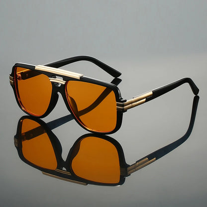 KAMMPT Double Bridge Pilot Shades Men 2025 New Arrival Outdoor Brand Design Sunglasses Women Stylish Oversized Anti-UV Shades