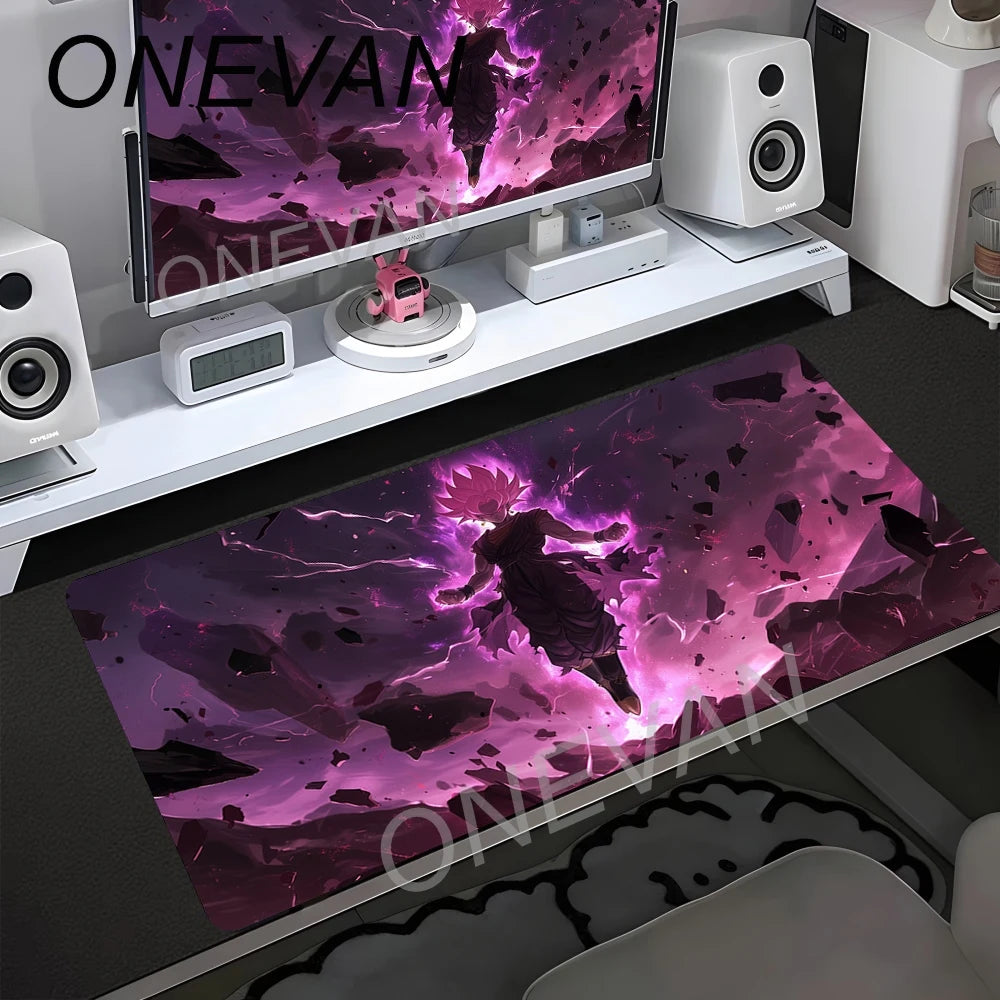 Game E-sports Special Table Mat Animation Non-slip Pad Oversized Dragon Ball Computer Keyboard Pad Son Goku Rubber Mouse Pads