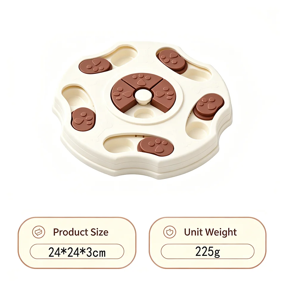 Dog Puzzle Toys Slow Feeder Interactive Brain Increase Puppy IQ Food Dispenser NonSlip Slowly Eating Bowl Pet Cats Dogs Training
