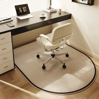 VIKAMA Computer Chair Non-Slip Mat Bedroom Dresser Chair Foot Mat Study Swivel Chair Floor Protection Mat Under Desk Carpet