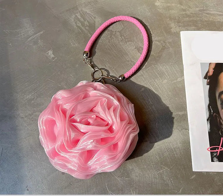 Party Clutch Fairy Hostess Flower Silk Mini Banquet Lipstick Key Purse Luxury Tote Designer Lady Prom Crossbody Handbags
