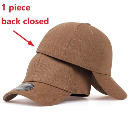 Back Closed Baseball Caps Full Closure Snapback Hats Hip Hop Hat for Men Women58-60cm Dad Hats Cap Kids Adults