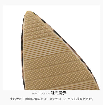 Autumn Sexy Leopard Women Sandals Office Pumps 6cm 8cm 10cm Elegant Office  High Heels Women Pointed Toe Luxury Female Shoes