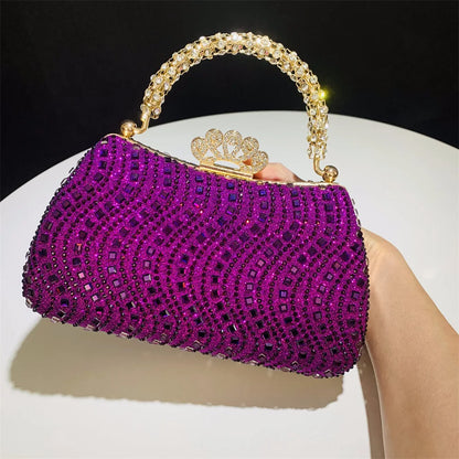 Elegant Purse Trend Luxury Designer Chain Shoulder Bag Women's Handbags Wallets Evening Bags for Wedding Bolso 2026 New Gift